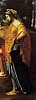 1637 Nicolas Poussin Les Bergers d'Acardie  ou La Felicite sujette a la Mort Detail droit.jpg